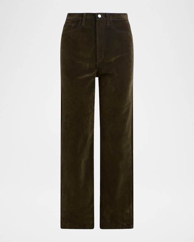 The Margot Velvet Straight-Leg Jeans